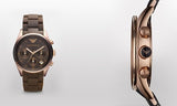  Shop Authentic Emporio Armani Sportivo Chronograph Brown Dial Brown Silicone Strap Watch For Men - AR5891 - Luxxuri