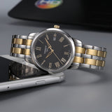  Shop Authentic Tissot T Classic Dream Black Dial Two Tone Steel Strap Watch for Men - T033.410.22.053.01 - Luxxuri