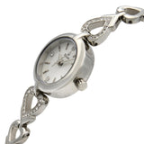  Shop Authentic Bulova Crystals White Dial Silver Steel Strap Watch for Women - 96X114 - Luxxuri