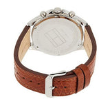  Shop Authentic Tommy Hilfiger Dean Quartz Multifunction White Dial Brown Leather Strap Watch for Men - 1791274 - Luxxuri