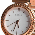  Shop Authentic Guess Monroe Silver Dial Rose Gold Steel Strap Watch For Women - W1152L3 - Luxxuri