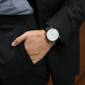 Shop Authentic Tissot Everytime Desire Medium White Dial Black Leather Strap Watch For Men - T109.410.16.032.00 - Luxxuri