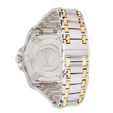  Shop Authentic Versace Chain Reaction Quartz White Dial Two Tone Steel Strap Watch for Men - VEDY00519 - Luxxuri