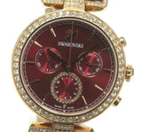  Shop Authentic Swarovski Era Journey Red Dial Red Leather Strap Watch for Women - 5416701 - Luxxuri