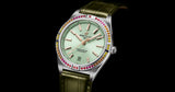  Shop Authentic Breitling Chronomat Automatic 36 South Sea Green Dial Green Leather Strap Watch for Women - A10380611L1P1 - Luxxuri