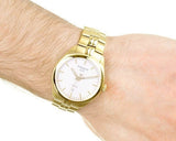  Shop Authentic Tissot T Classic PR 100 Quartz White Dial Gold Steel Strap Watch for Men - T101.410.33.031.00 - Luxxuri