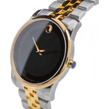  Shop Authentic Movado Museum Classic Black Dial Two Tone Steel Strap Watch For Women - 0606605 - Luxxuri