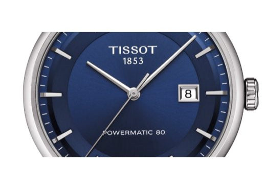  Shop Authentic Tissot Luxury Powermatic 80 Blue Dial Silver Steel Strap Watch For Men - T086.407.11.041.00 - Luxxuri
