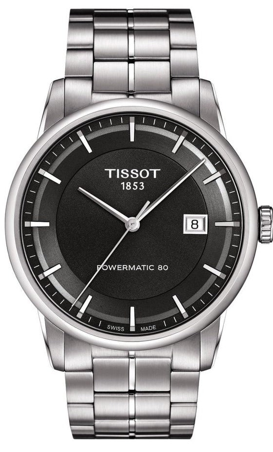  Shop Authentic Tissot Luxury Powermatic 80 Grey Dial Silver Steel Strap Watch for Men - T086.407.11.061.00 - Luxxuri