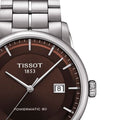  Shop Authentic Tissot Luxury Powermatic 80 Brown Dial Silver Steel Strap Watch For Men - T086.407.11.291.00 - Luxxuri