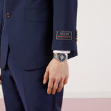  Shop Authentic Gucci G Timeless Quartz Black Dial Silver Steel Strap Watch For Women - YA1264136 - Luxxuri