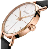  Shop Authentic Calvin Klein Posh Silver Dial Brown Leather Strap Watch for Men - K8Q316G6 - Luxxuri