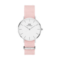  Shop Authentic Daniel Wellington Classic Petite Rosewater White Dial Pink NATO Strap Watch For Women - DW001000318 - Luxxuri