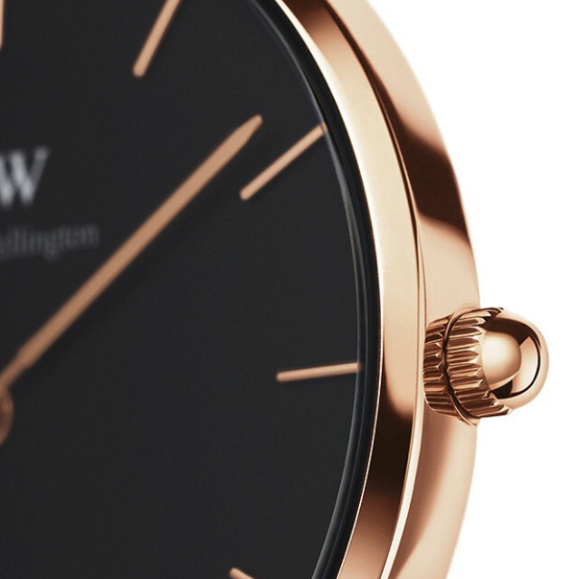  Shop Authentic Daniel Wellington Classic Petite York Black Dial Brown Leather Strap Watch For Women - DW00100226 - Luxxuri