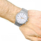  Shop Authentic Fossil Townsman White Dial Silver Steel Strap Watch for Men - FS5346 - Luxxuri