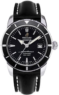  Shop Authentic Breitling Superocean Heritage 42mm Black Leather Strap Mens Watch - A1732124 - Luxxuri