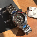  Shop Authentic Tag Heuer Formula 1 Chronograph Indy 500 Special Edition Grey Dial Silver Steel Strap Watch for Men - CAZ1016.EB0058 - Luxxuri