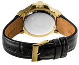  Shop Authentic Guess Rigor Analog Black Dial Black Leather Strap Watch For Men - W0040G4 - Luxxuri