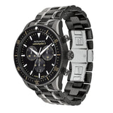  Shop Authentic Movado Heritage Calendoplan Chronograph Black Dial Black Steel Strap Watch For Men - 3650125 - Luxxuri