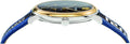  Shop Authentic Versace  V-Circle Black Dial Blue Leather Strap Watch for Men - VEBQ01419 - Luxxuri