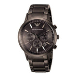  Shop Authentic Emporio Armani Classic Chronograph Grey Dial Grey Steel Strap Watch For Men - AR2454 - Luxxuri