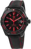  Shop Authentic Tag Heuer Aquaracer Caliber 5 Black Dial Black Nylon Strap Watch for Men - WAY208A.FC6381 - Luxxuri
