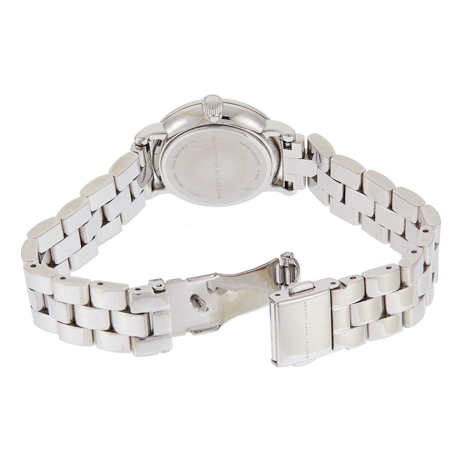  Shop Authentic Marc Jacobs Baker Pink Dial Silver Steel Strap Watch for Women - MBM3283 - Luxxuri