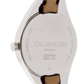  Shop Authentic Calvin Klein Rebel Blue Maroon Dial Maroon Leather Strap Watch for Women - K8P231UN - Luxxuri