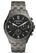  Shop Authentic Fossil Forrester Chronograph Black Dial Grey Steel Strap Watch for Men - FS5606 - Luxxuri