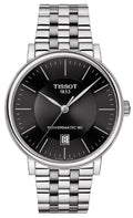  Shop Authentic Tissot T Classic Carson Premium Powermatic 80 Black Dial Silver Steel Strap Watch For Men - T122.407.11.051.00 - Luxxuri