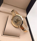  Shop Authentic Michael Kors Parker Crystals Gold Dial Gold Steel Strap Watch For Women - MK4469 - Luxxuri