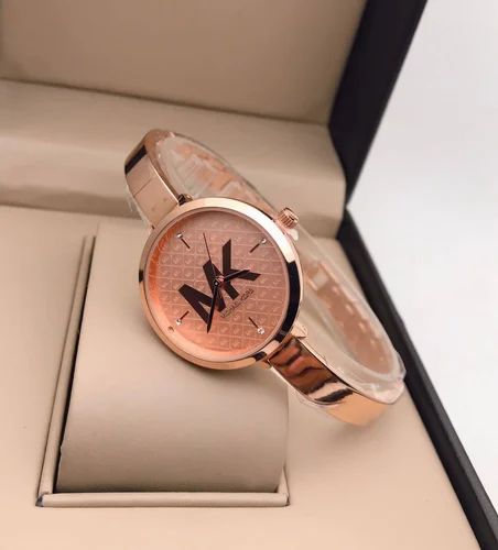  Shop Authentic Michael Kors Charley Quartz Crystals Rose Gold Dial Rose Gold Steel Strap Watch For Women - MK4433 - Luxxuri