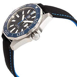  Shop Authentic Tag Heuer Aquaracer Calibre 5 Automatic Black Dial Black Nylon Strap Watch for Men - WAY201C.FC6395 - Luxxuri