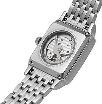  Shop Authentic Emporio Armani Diego Automatic Black Dial Silver Steel Strap Watch For Men - AR60057 - Luxxuri