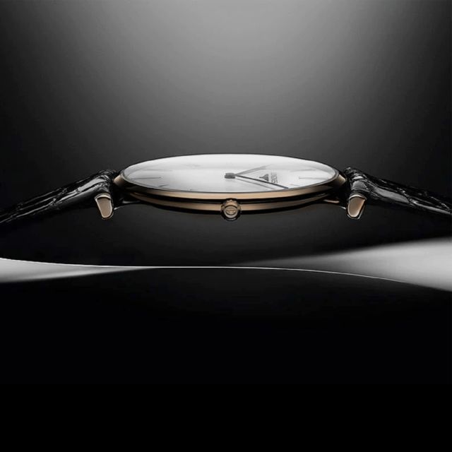  Shop Authentic Longines La Grande Classique De Longines White Dial Black Leather Strap Watch for Women - L4.755.1.91.2 - Luxxuri