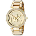  Shop Authentic Michael Kors Parker Diamonds Gold Dial Gold Steel Strap Watch for Women - MK5784 - Luxxuri