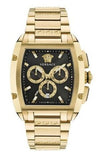  Shop Authentic Versace Dominus Chronograph Black Dial Gold Steel Strap Watch For Men - VE6H00523 - Luxxuri