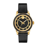  Shop Authentic Versace Code Quartz Black Dial Black Leather Strap Watch For Men - VEPO00320 - Luxxuri