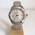  Shop Authentic Tag Heuer Aquaracer Automatic White Dial Silver Steel Strap Watch for Men - WAY2111.BA0928 - Luxxuri