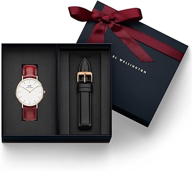  Shop Authentic Daniel Wellington Petite Suffolk Red Dial Red Leather Strap Watch For Women - DW00100404 - Luxxuri