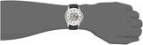  Shop Authentic Fossil Grant Automatic Skeleton White Dial Black Leather Strap Watch for Men - ME3101 - Luxxuri