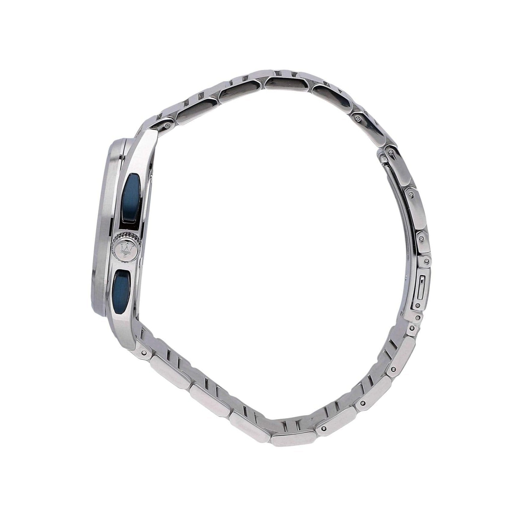  Shop Authentic Maserati Trimarano Chronograph Blue Dial Silver Steel Strap Watch For Men - R8873632004 - Luxxuri