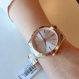  Shop Authentic Michael Kors Slim Runway Rose Gold Dial Two Tone Steel Strap Watch for Women - MK4294 - Luxxuri