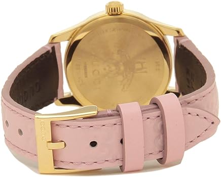  Shop Authentic Gucci G Timeless Quartz Pink Dial Pink Leather Strap Watch For Women - YA1265005 - Luxxuri