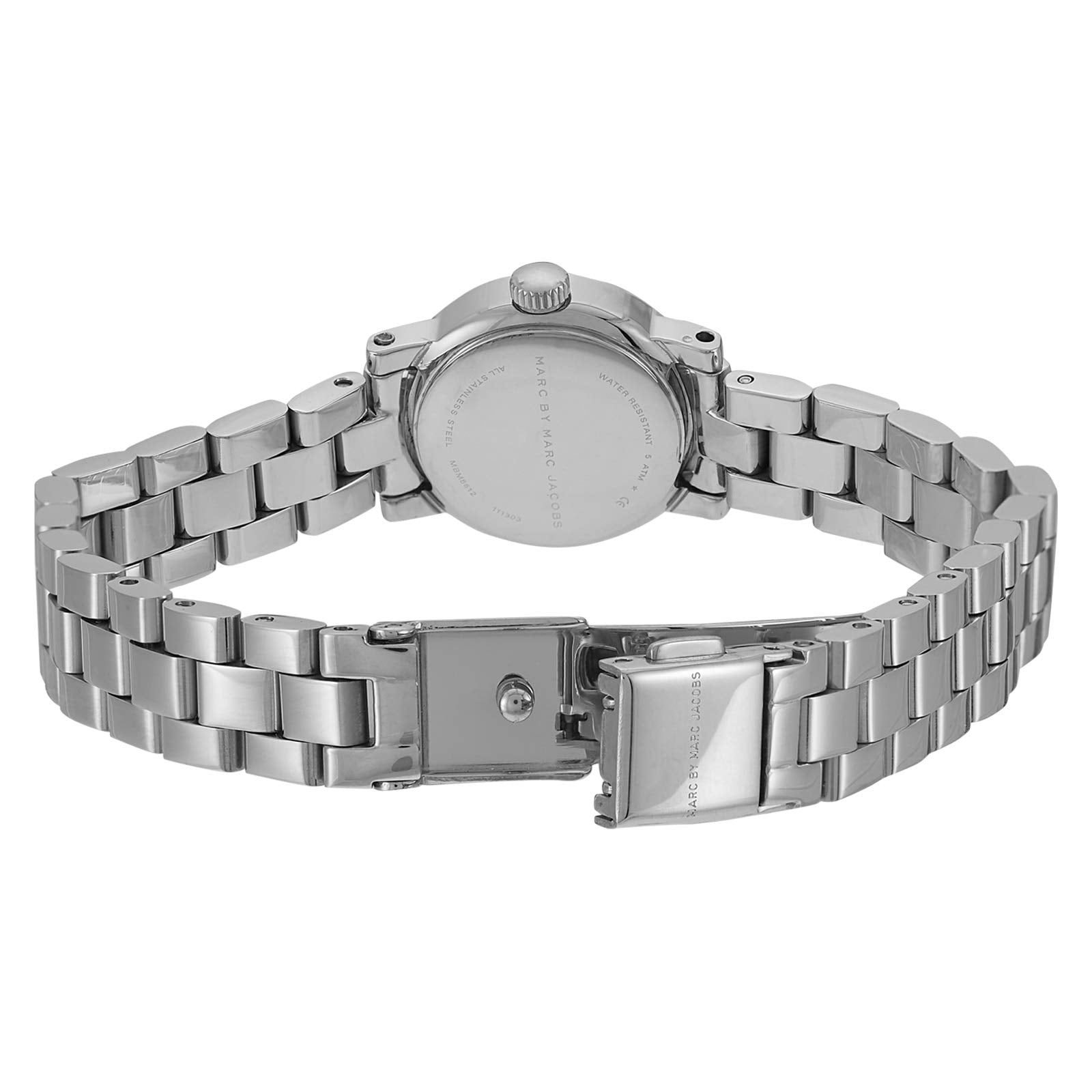  Shop Authentic Marc Jacobs Amy White Dial Silver Steel Strap Watch for Women - MBM8611 - Luxxuri