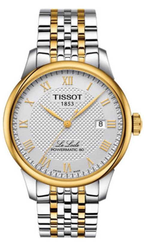  Shop Authentic Tissot Le Locle Powermatic 80 Silver Dial Two Tone Steel Strap Watch For Men - T006.407.22.033.01 - Luxxuri