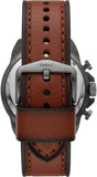  Shop Authentic Fossil Bronson Chronograph Grey Dial Brown Leather Strap Watch for Men - FS5855 - Luxxuri