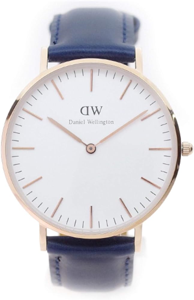  Shop Authentic Daniel Wellington Classic Somerset White Dial Blue Leather Strap Watch For Men - DW00100121 - Luxxuri