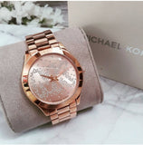  Shop Authentic Michael Kors Slim Runway Rose Gold Dial Rose Gold Steel Strap Watch for Women - MK3591 - Luxxuri