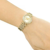  Shop Authentic Michael Kors Darci Gold Dial with Diamonds Gold Steel Strap Watch for Women - MK3295 - Luxxuri